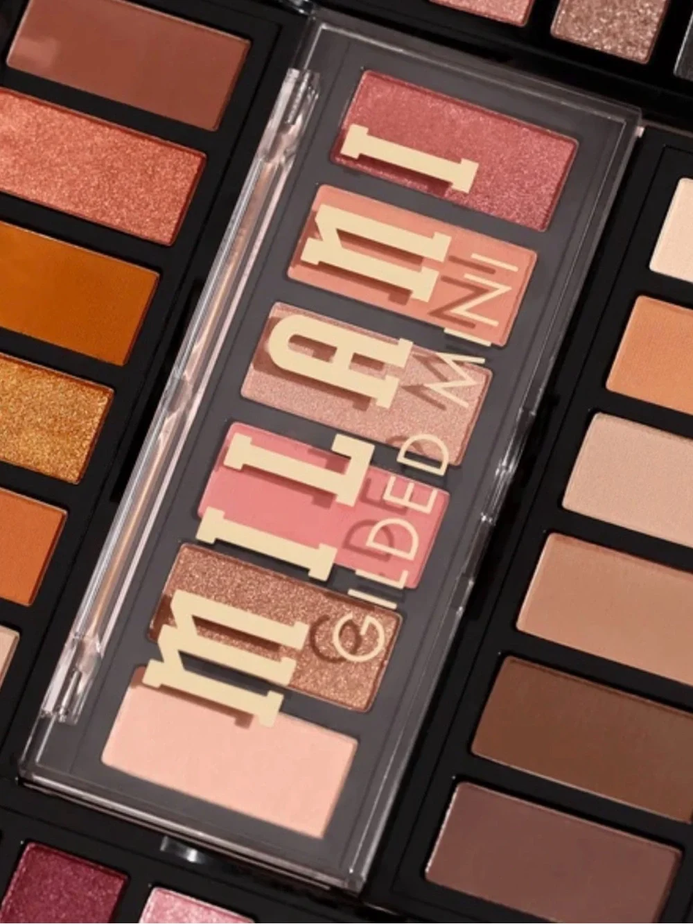 Milani Gilded Mini Eyeshadow Palette - Warm Rose Shades “It’s All Rose”